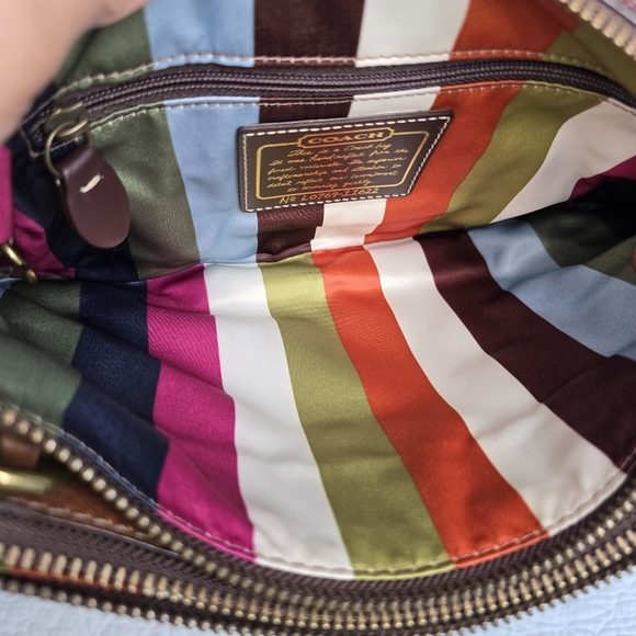 Coach Bridget 65th Anniversary Legacy Turnlock Kisslock Brown Shoulder Bag 11623 - Picture 14 of 17